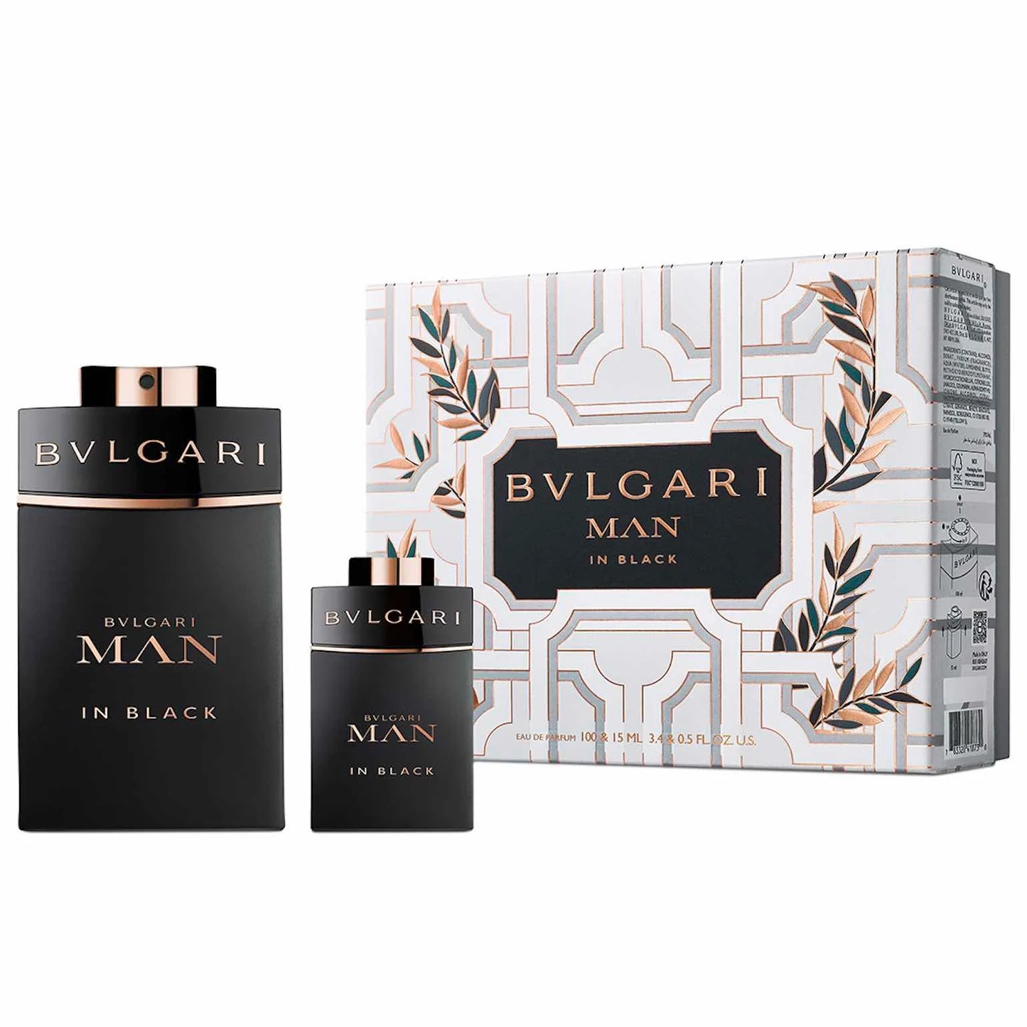 SET BVLGARI Man in Black EDP para hombre